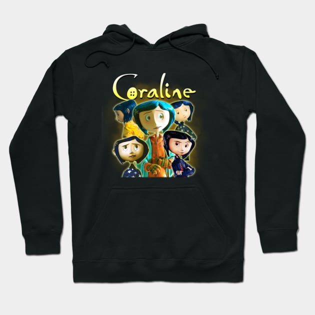 Coraline 4 Hoodie by CelestialCharmCrafts